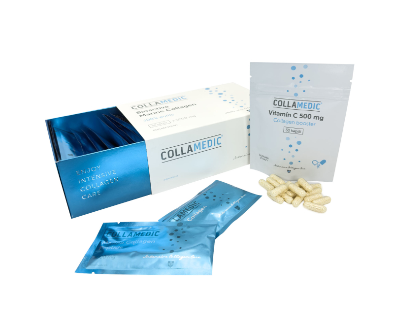 Bioaktivní mořský kolagenový prášek Collamedic 5000 mg – 30 sáčků