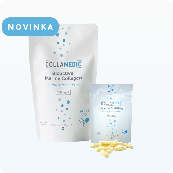 COLLAMEDIC kolagen kapsle s kyselinou hyaluronovou refill