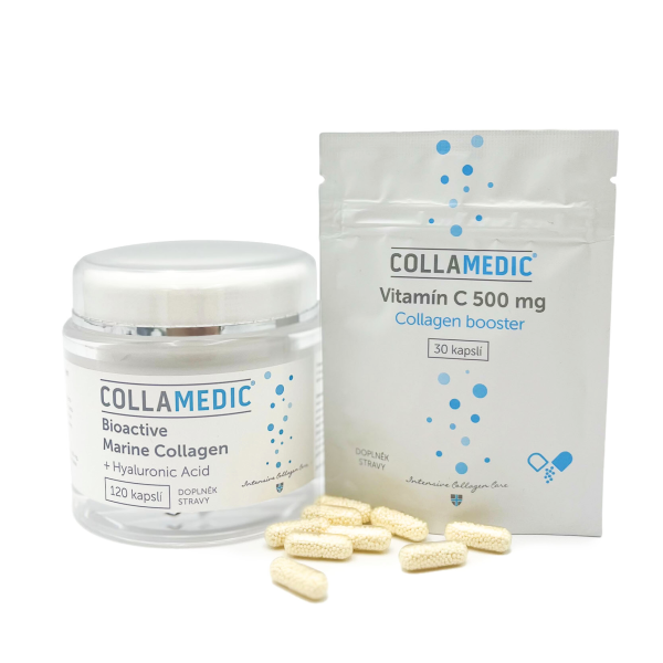 Collamedic kapsle s kyselinou hyaluronovou a kolagenem - s vitamínem C ZDARMA