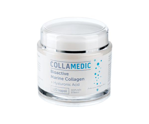 Bioaktivní mořské kolagenové kapsle Collamedic s kyselinou hyaluronovou – 120 kapslí