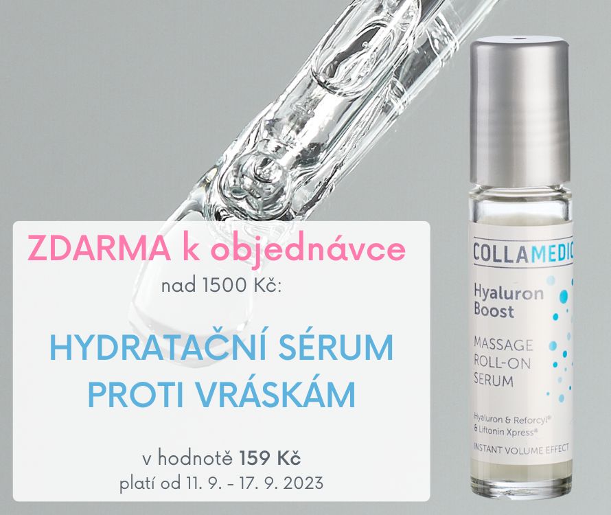 Collamedic kolagen akce, dárek k objednávce, Hyaluronové sérum na vrásky