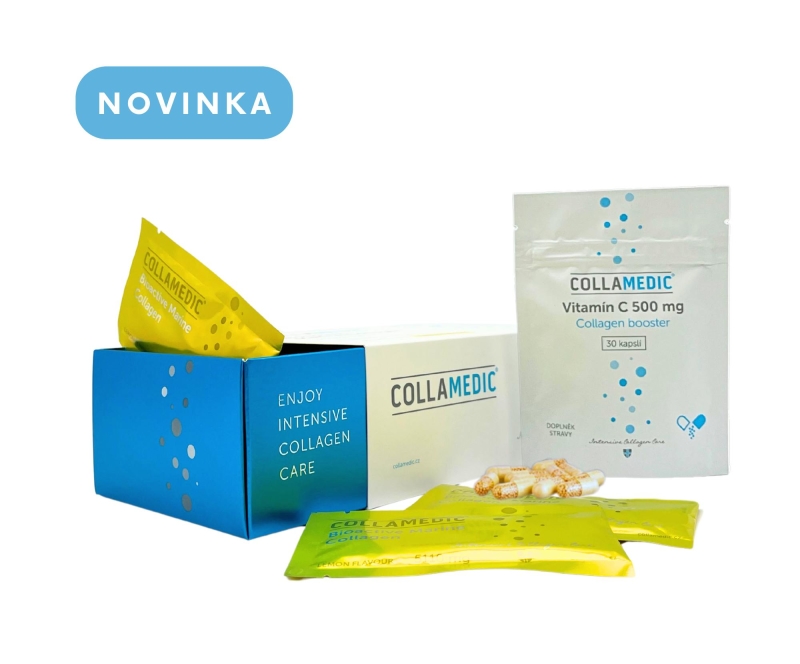Collamedic Collagen drink s citronovou příchutí 5000 mg + vitamín C zdarma
