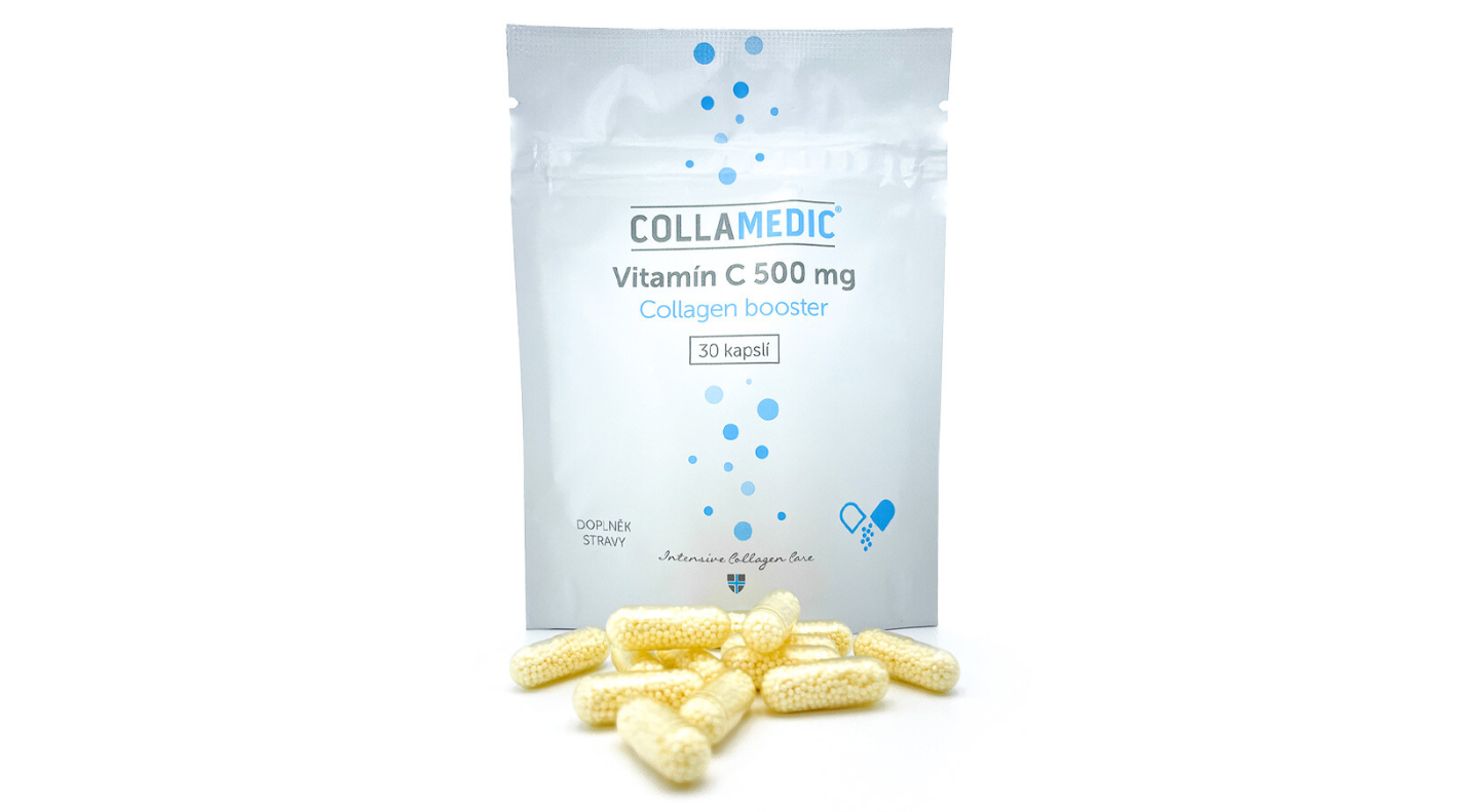 Collamedic vitamín C Collagen booster Homepage 1440x791 (1) Collamedic vitamín C Collagen booster Homepage 1440x791 (1)
