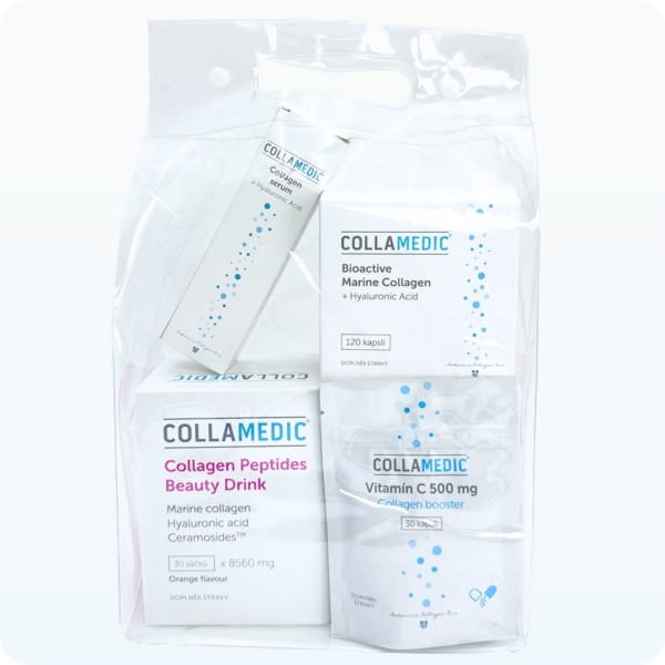 Collamedic luxusní collagen peptid sada 3v1