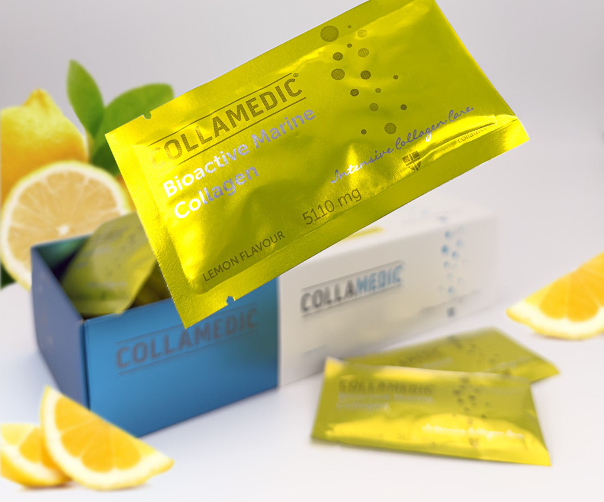 Collamedic kollagen drink s citronovou příchutí - mořský kolagen (1) Collamedic kollagen drink s citronovou příchutí - mořský kolagen (1)