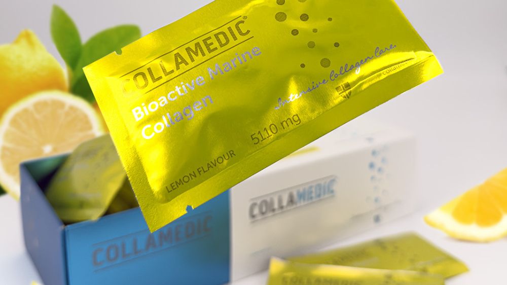 Collamedic kollagen drink s citronovou příchutí - mořský kolagen